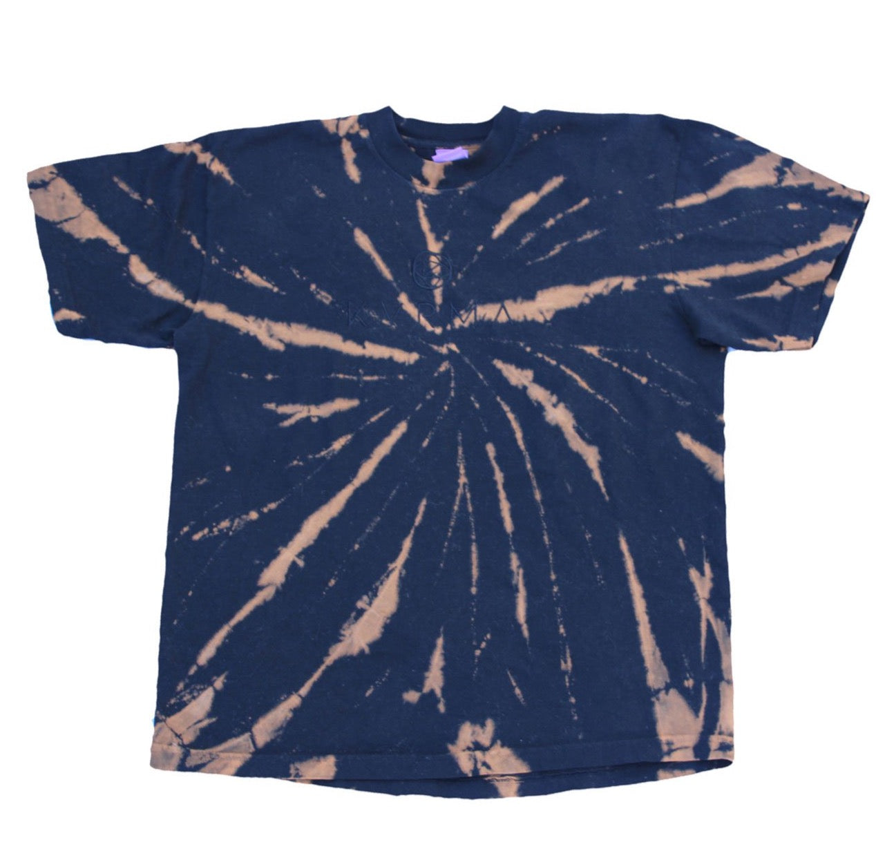 Good Karma Tee, Tye Dye, Black, Cotton