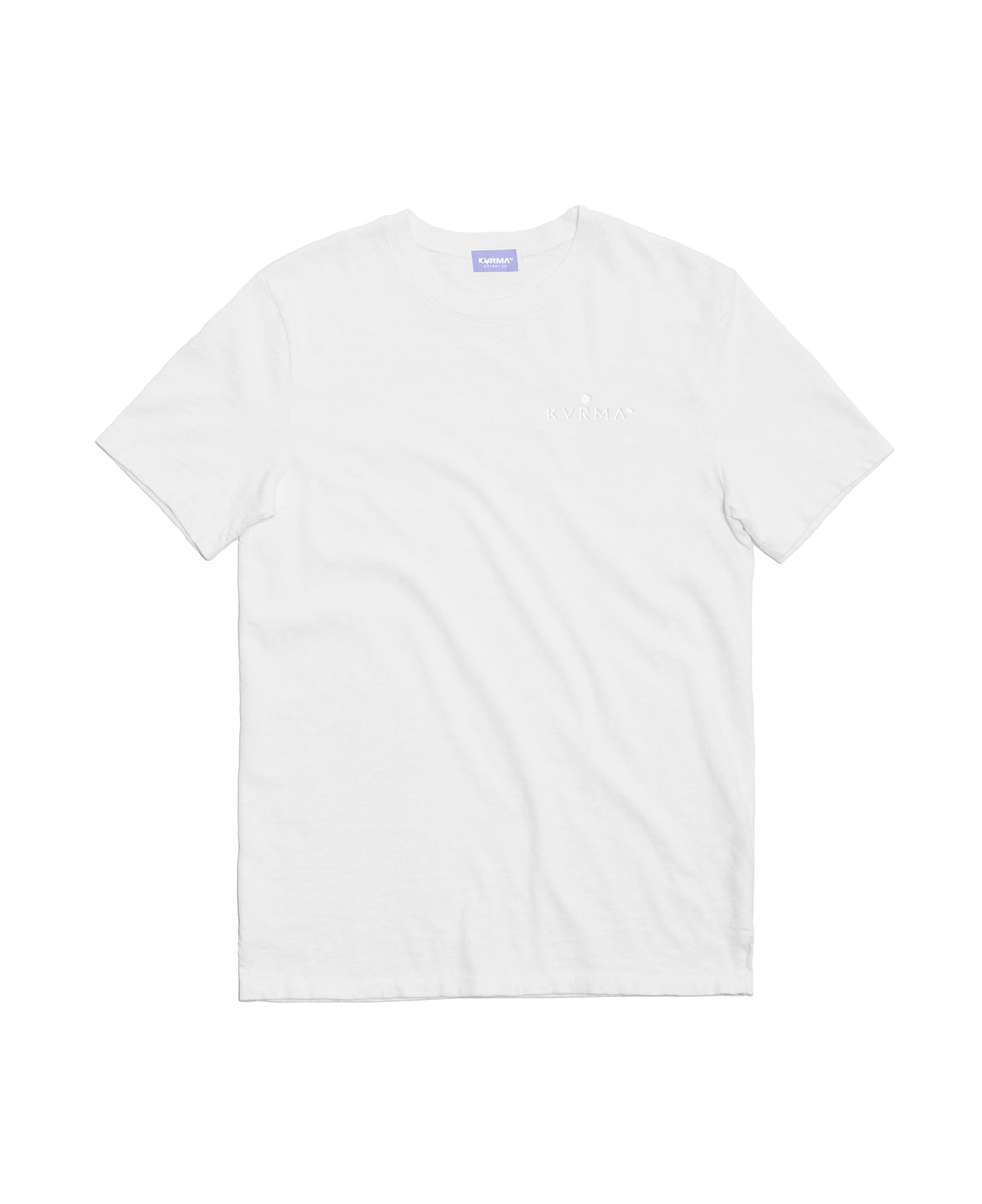 Soft white T-shirt, 100% Cotton, White, Soft, Good Karma